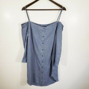 Bella Dahl Off Shoulder Chambray Dress